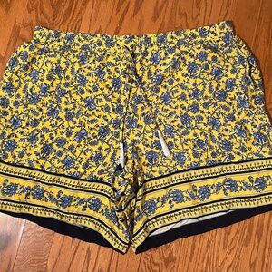 J. Jill Border Print Shorts 3X  NWT